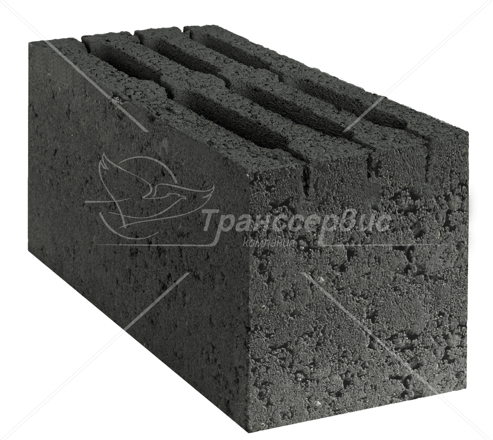 Блок стеновой керамзитобетонный шестипустотный 